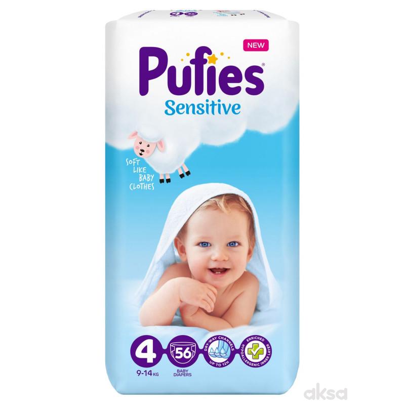 Pufies pelene sensitive MP 4 maxi 9-14kg 56 kom