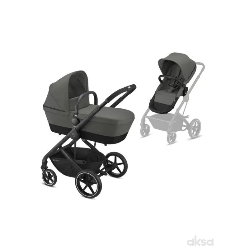 Cybex Balios S 2u1 crni ram, Soho Grey