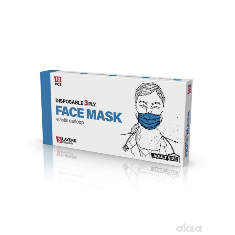 Pro safe face jednokratna maska pakovanje 10/1