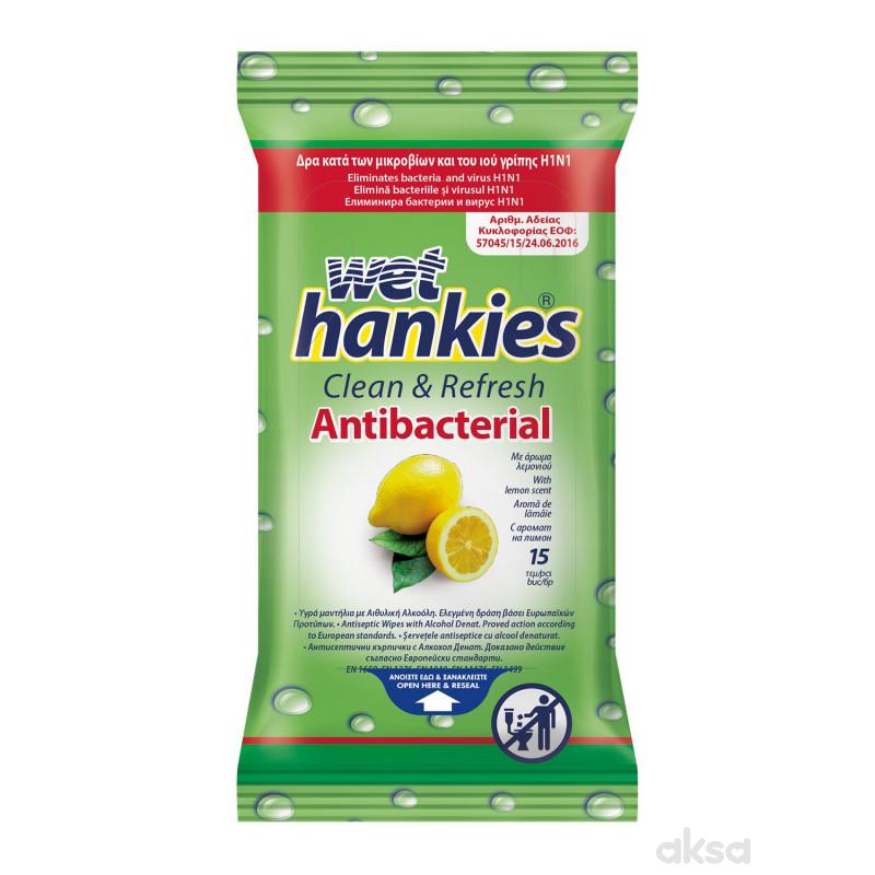 Wet hankies limun antibakt. vlažne maramice 15kom