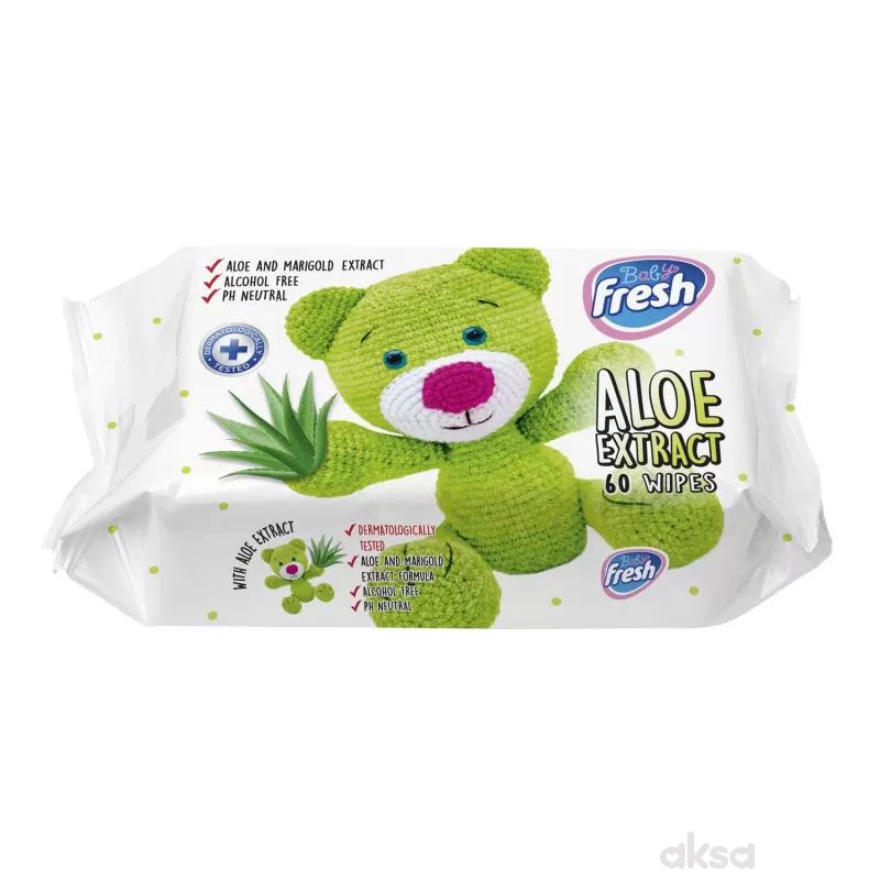 Fresh baby vlažne maramice Aloe vera 60kom
