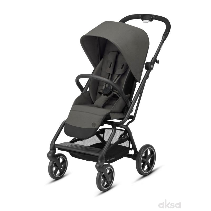 Cybex kolica Eezy S Twist+ 2, crni ram, Soho Grey