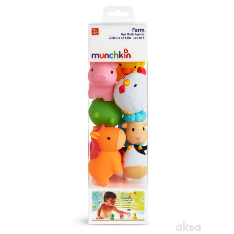 Munchkin igračka za kupanje farma 8 kom