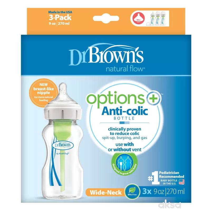 Dr. Browns Options+ bočica 270/ml 3/1 pakovanje 
