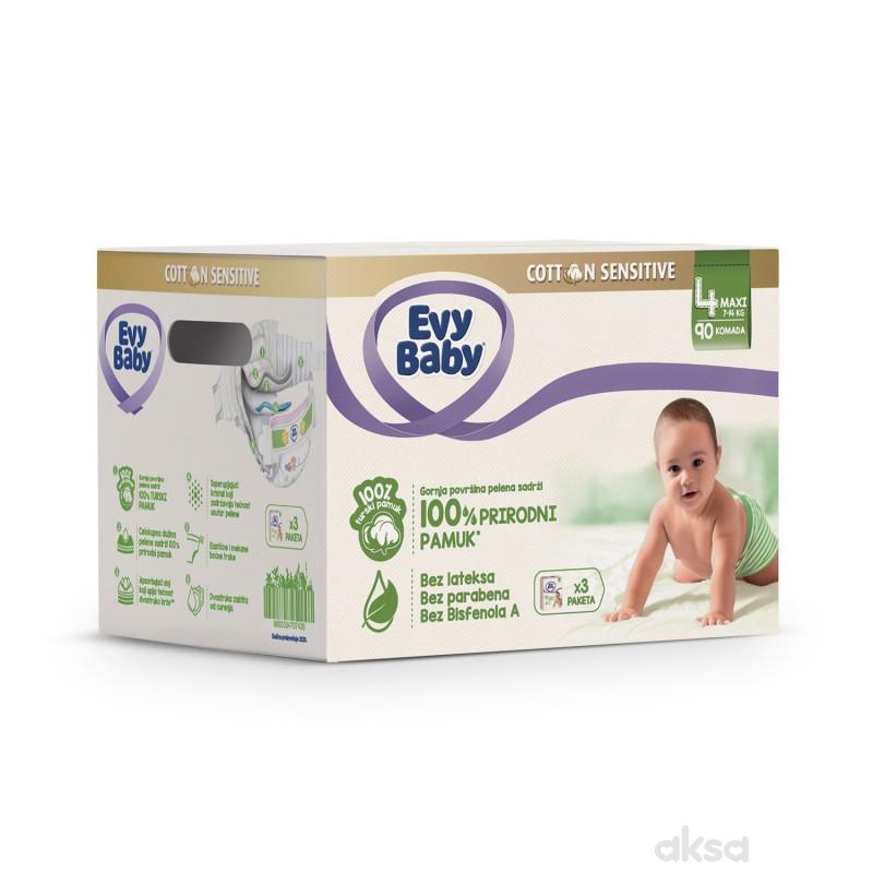 Evybaby Cotton box 4 maxi 90 kom