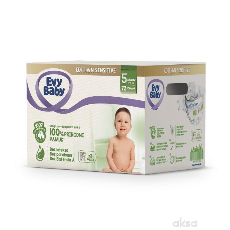 Evybaby Cotton box 5 junior 72 kom