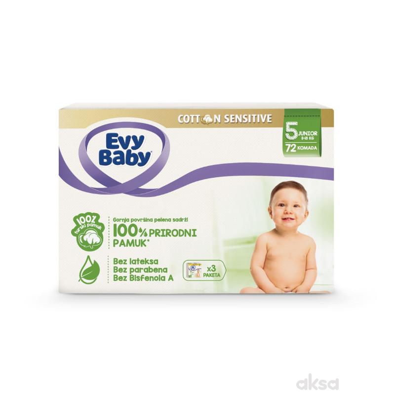 Evybaby Cotton box 5 junior 72 kom