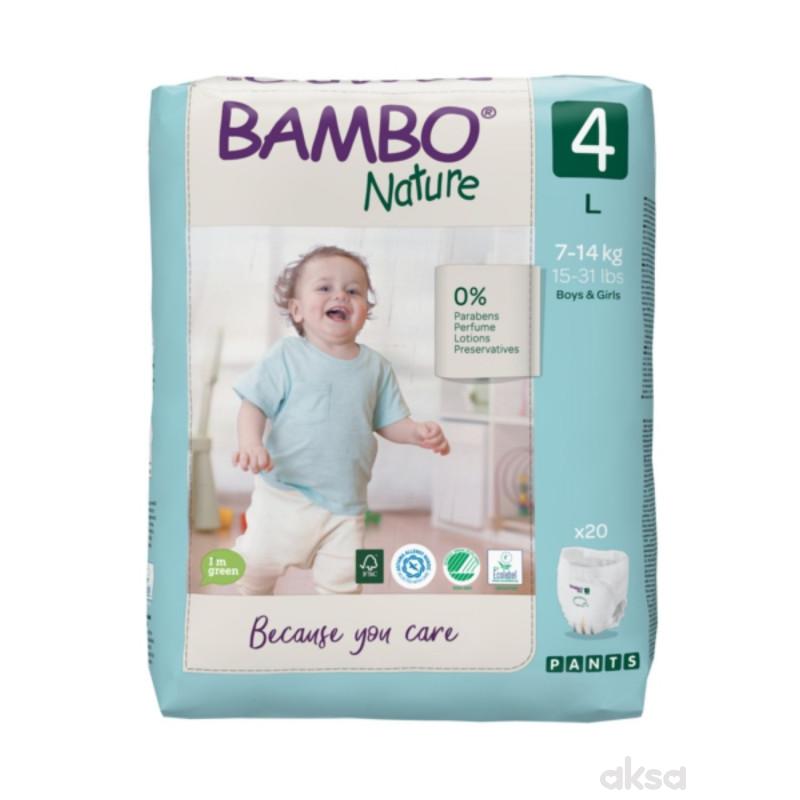 Bambo Nature pants 4, 7-14kg, 20 kom