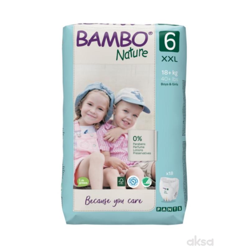 Bambo Nature pants 6 ,18kg+, 18 kom