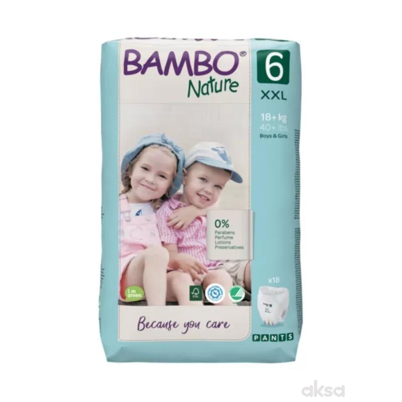 Bambo Nature pants 6 ,18kg+, 18 kom