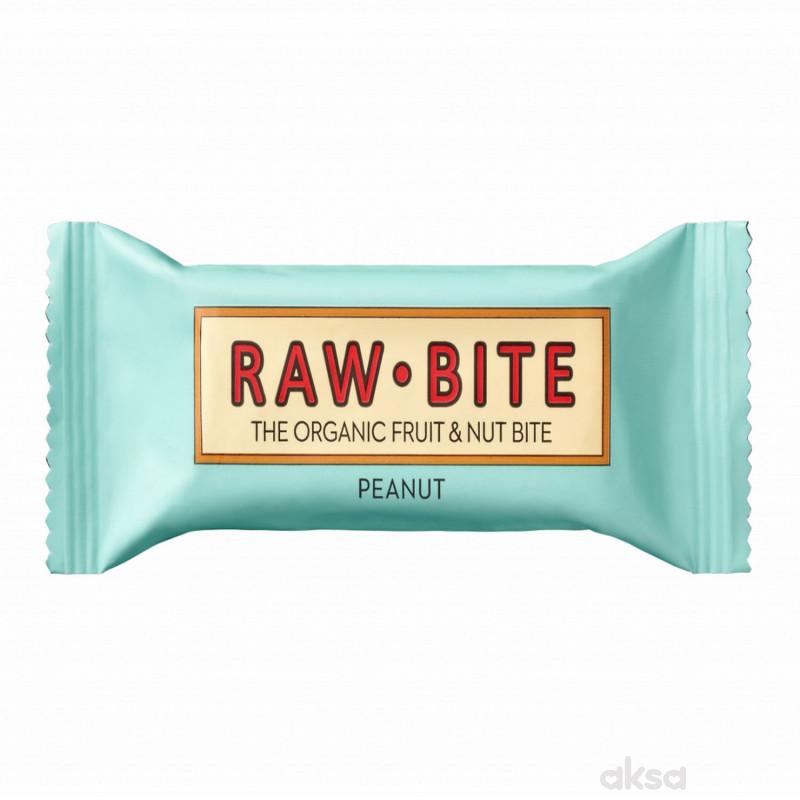 Raw Bite voćni energ. bar organski kikiriki 50g 
