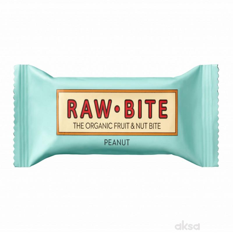 Raw Bite voćni energ. bar organski kikiriki 50g