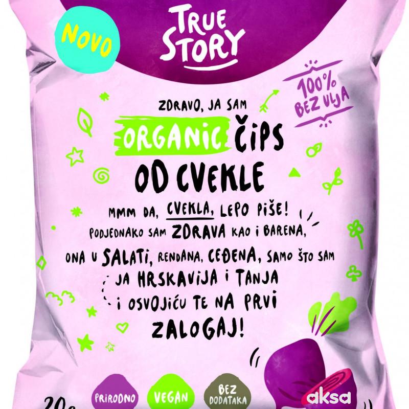 True story organik čips od cvekle 20g