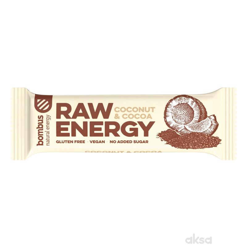 Bombus raw energy bar kokos&kakao 50g