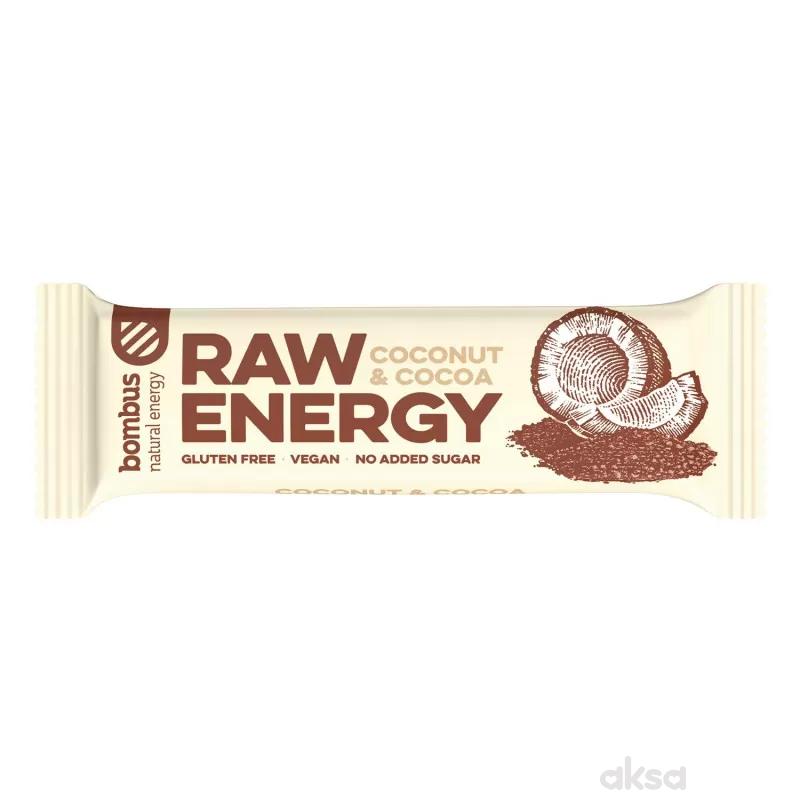 Bombus raw energy bar kokos&kakao 50g