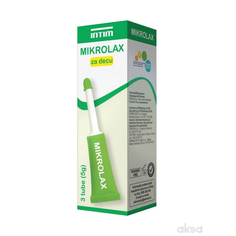 Intim, Mikrolax za decu, glicerinski gel, 5g 3/1 