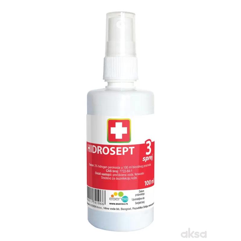 Hidrosept rastvor hidrogen peroksida sprej,100 ml