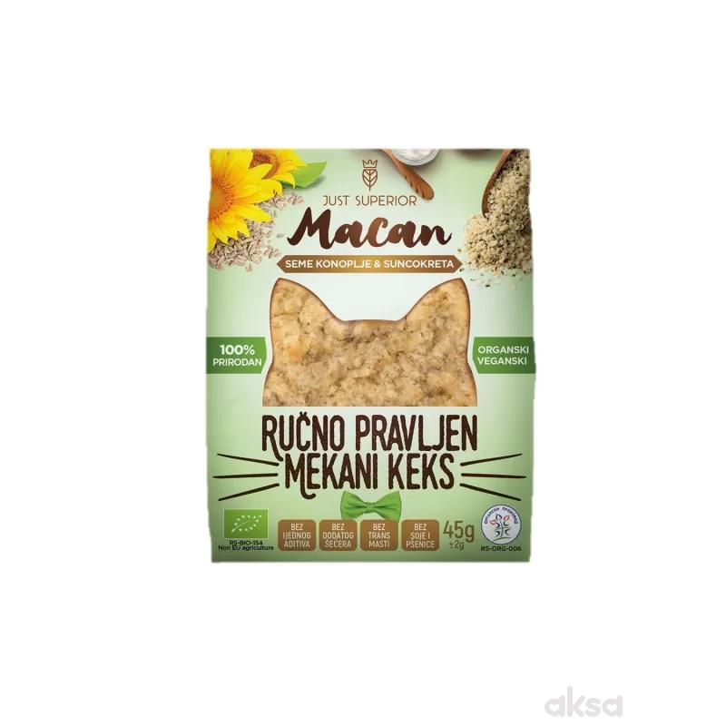 Superior keks seme konoplje i suncokret Macan 45g