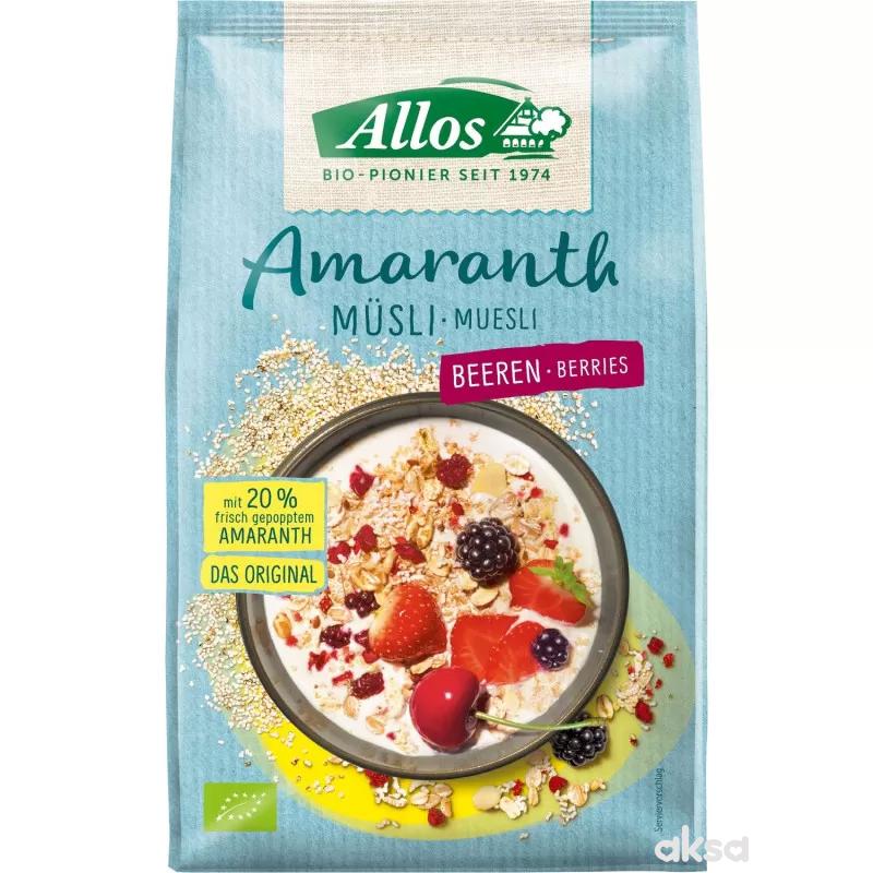 Allos musli sa amarantom i bobičastim voćem 375g