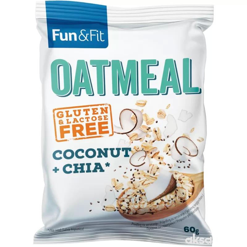 Fun&fit ovsena kaša kokos i chia semenke 60g
