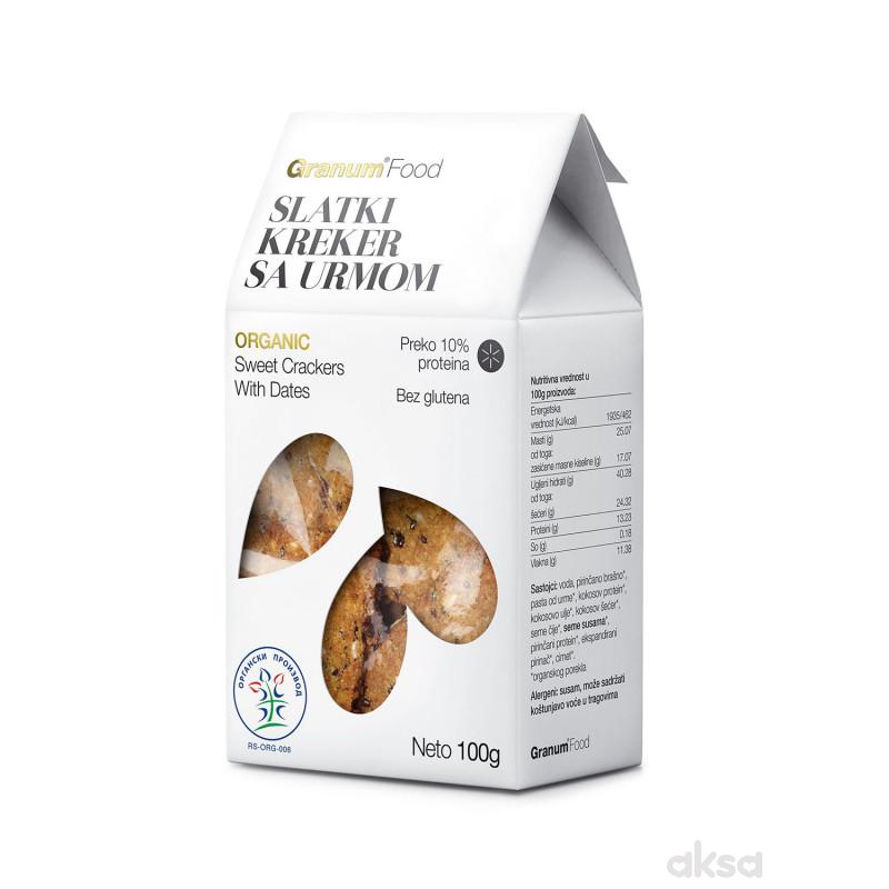 Granum slatki proteinski organski kreker 100g