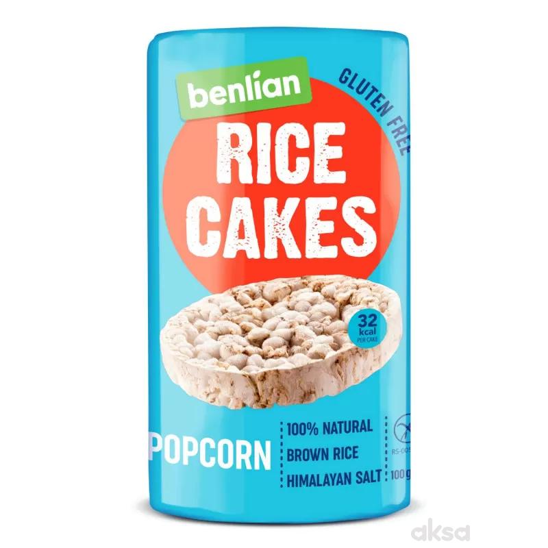 Benlian pirinčane galete popcorn 100g