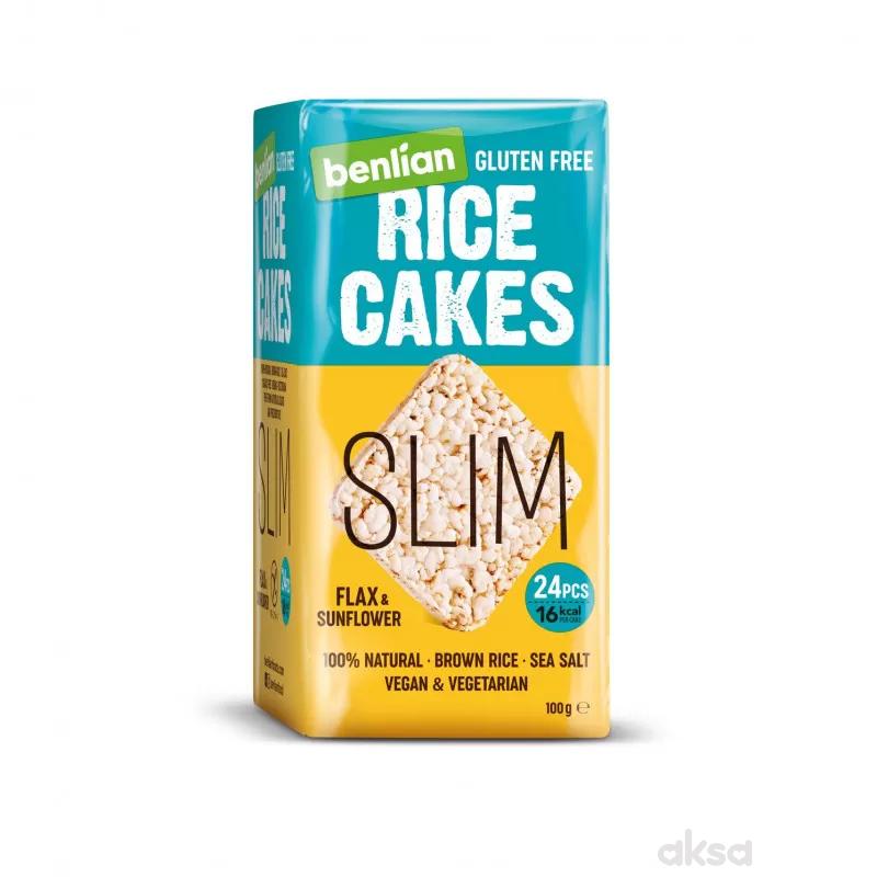 Benlian pirinčane galete slim lan suncokret 100g
