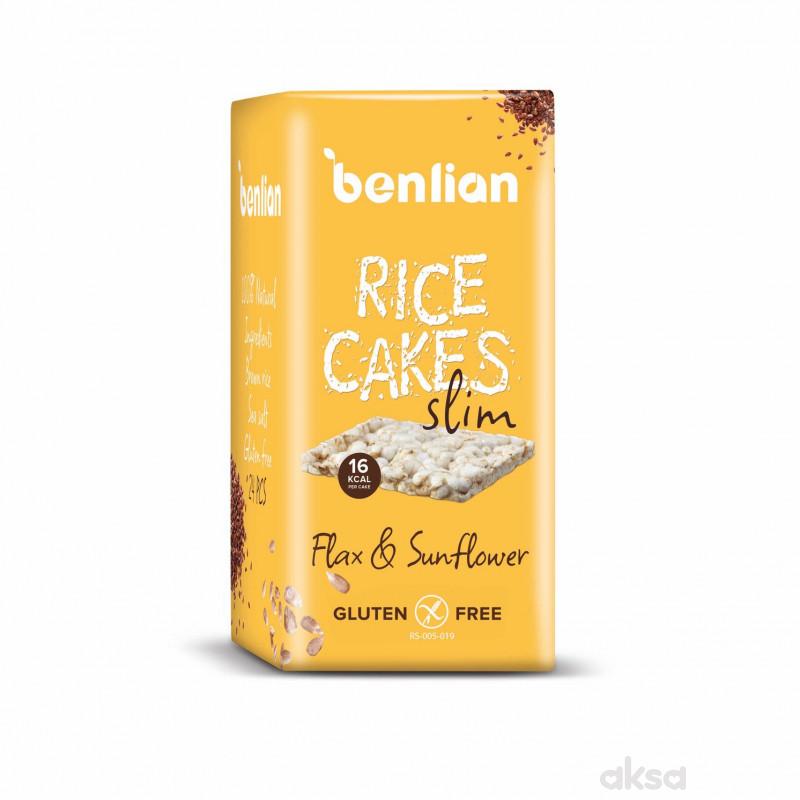 Benlian pirinčane galete slim lan suncokret 100g