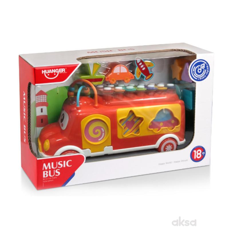 HK Mini igračka super zabavni autobus za bebe