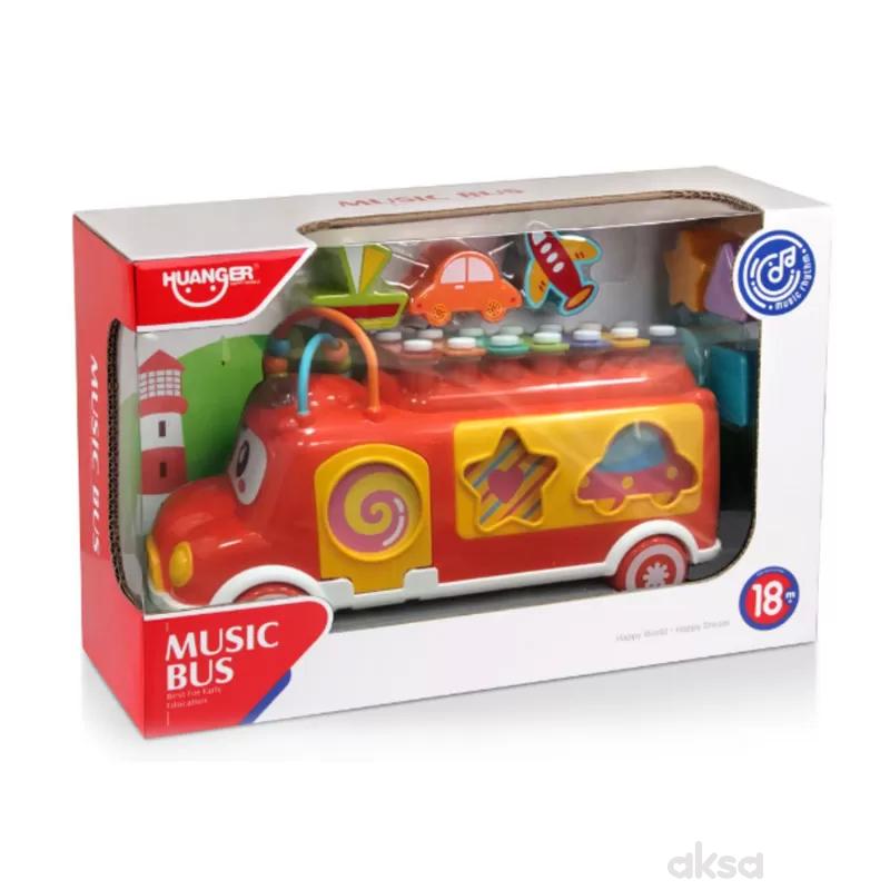 HK Mini igračka super zabavni autobus za bebe