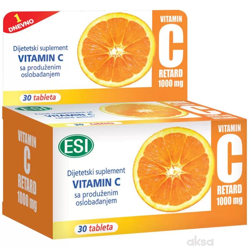 ESI Vitamin C retard tablete 30x1000 mg