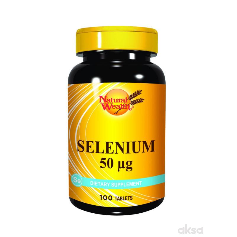 Natural Wealth Selen tablete 100x50mcg