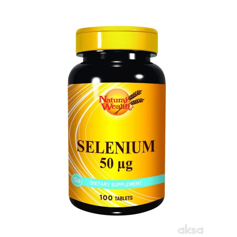Natural Wealth Selen tablete 100x50mcg