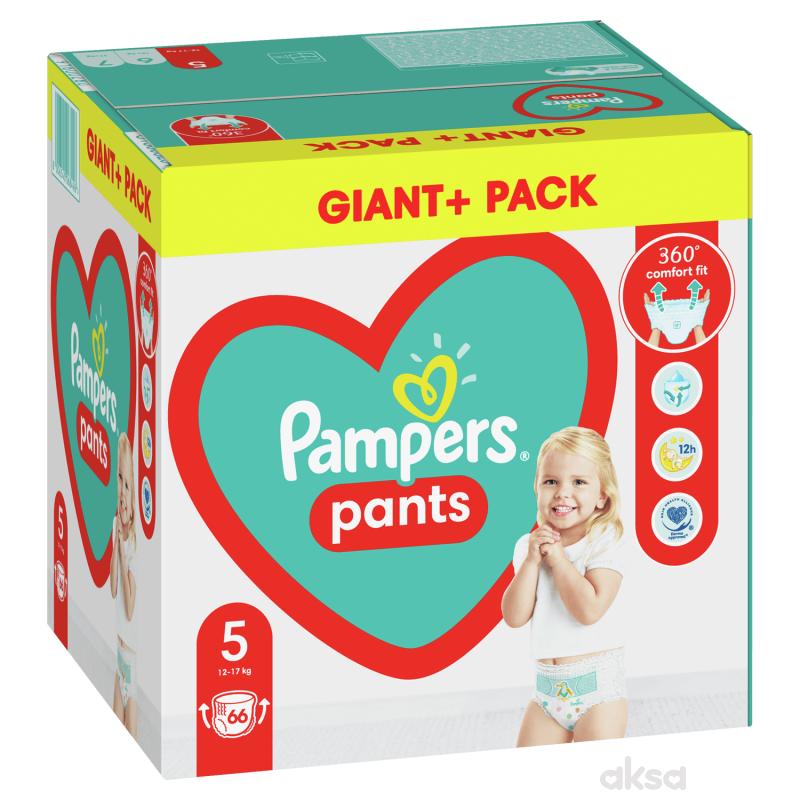 Pampers pants pelene GPP 5 junior 12-17kg 66kom