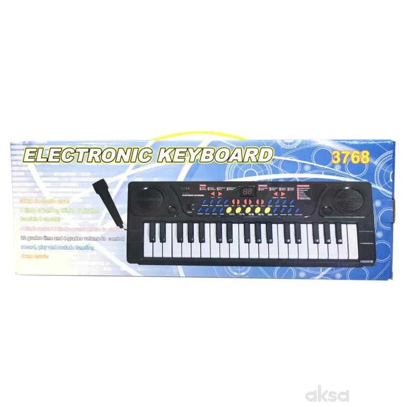 HK Mini igračka sintisajzer plavi