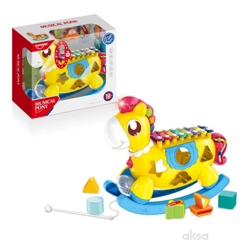 HK Mini zanimljiva muzička igračka konjić