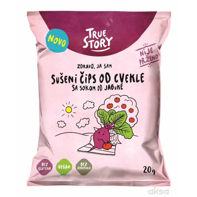 True story sušeni čips cvekla i sok od jabuke 20g