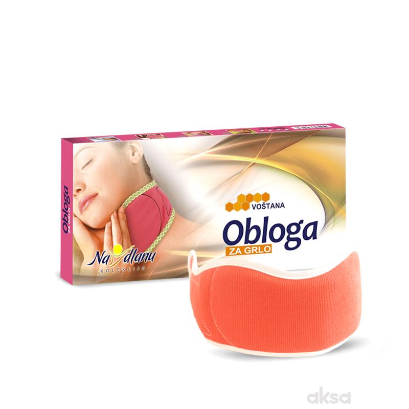 Na dlanu voštana obloga za grlo