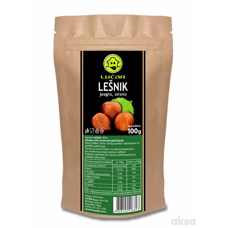 Lučar lešnik jezgro sirovo 100g