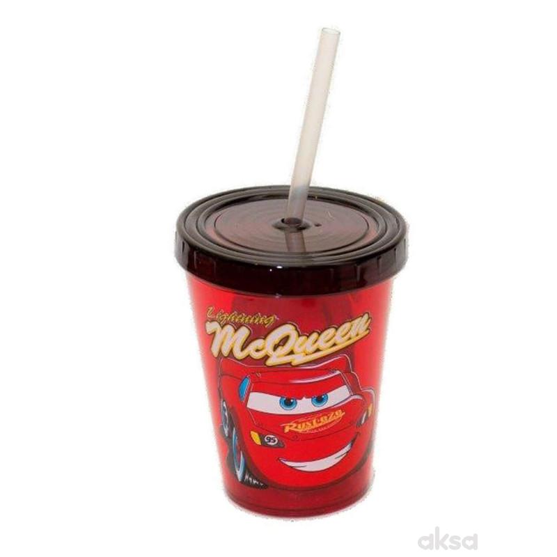 Disney čaša plastična sa slamčicom
