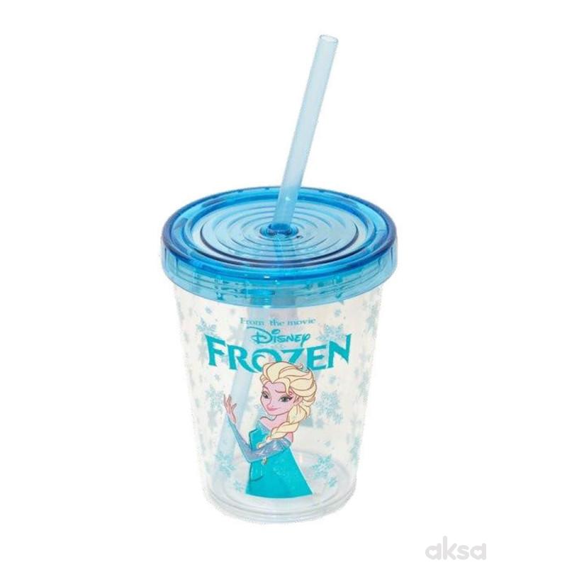 Disney čaša plastična sa slamčicom