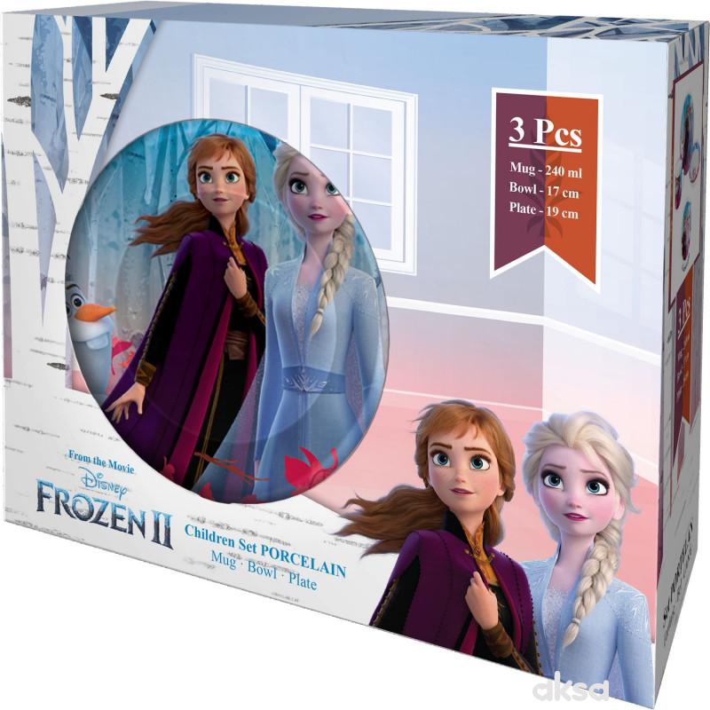 Frozen porcelanski set Frozen 3 psc
