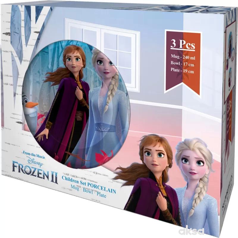 Frozen porcelanski set Frozen 3 psc