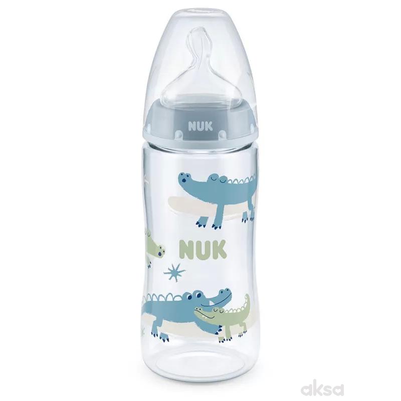 Nuk flašica plastična 300ml 6-18m sa indikatorom