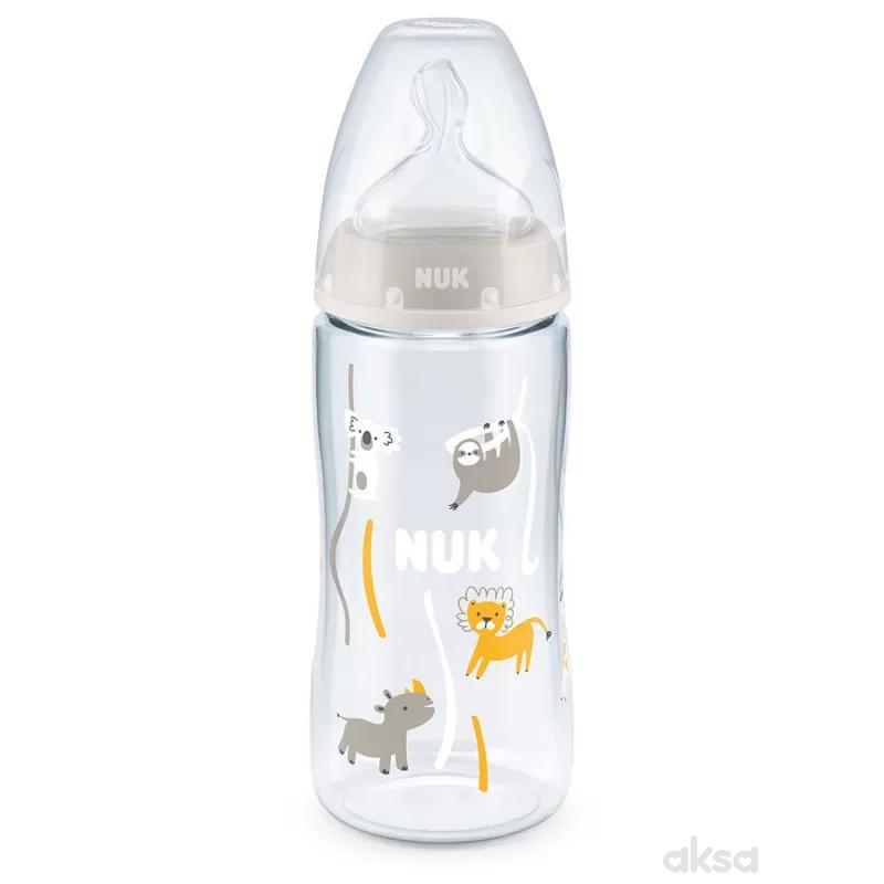 Nuk flašica plastična 300ml 6-18m sa indikatorom