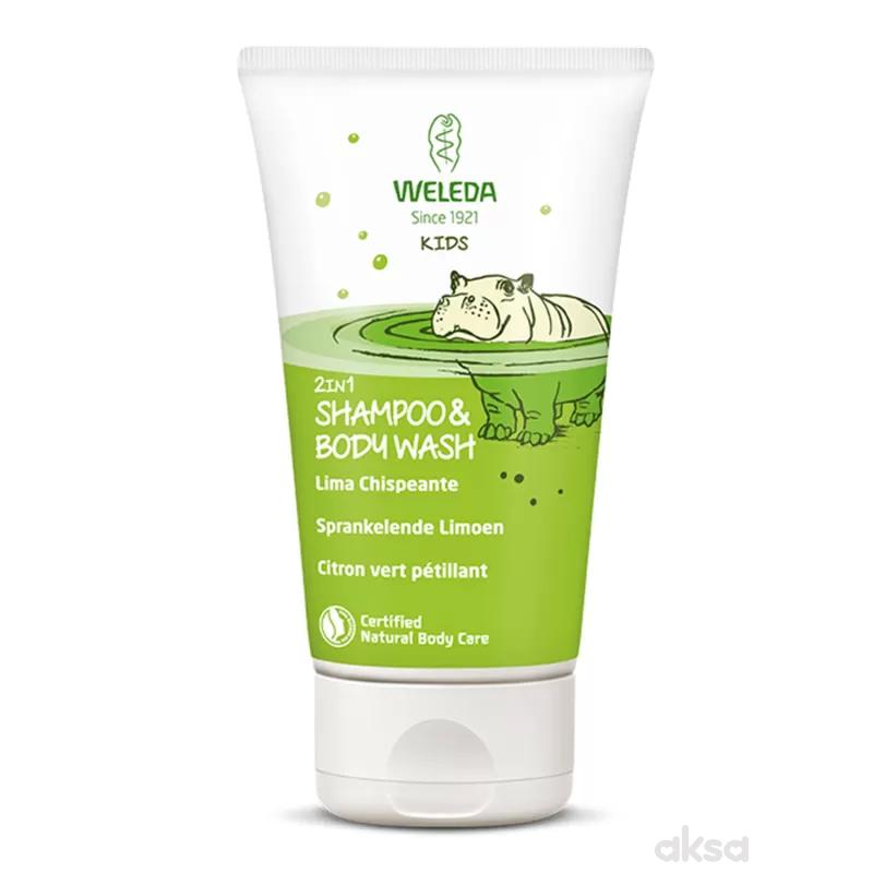 Weleda Limeta šampon i gel za tuširanje, 150 ml