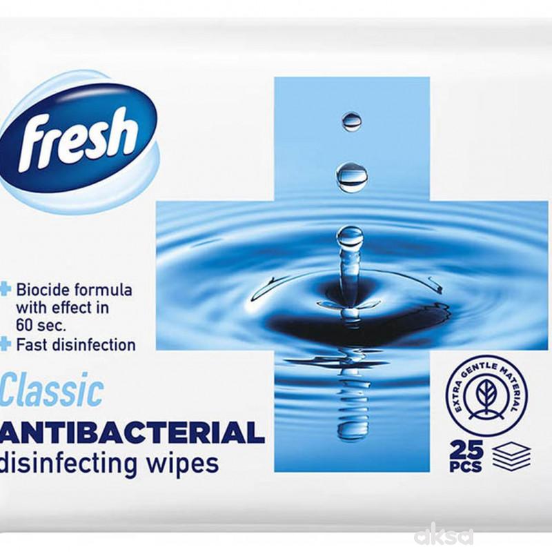 Fresh antibakterijske vlažne maramice 25kom