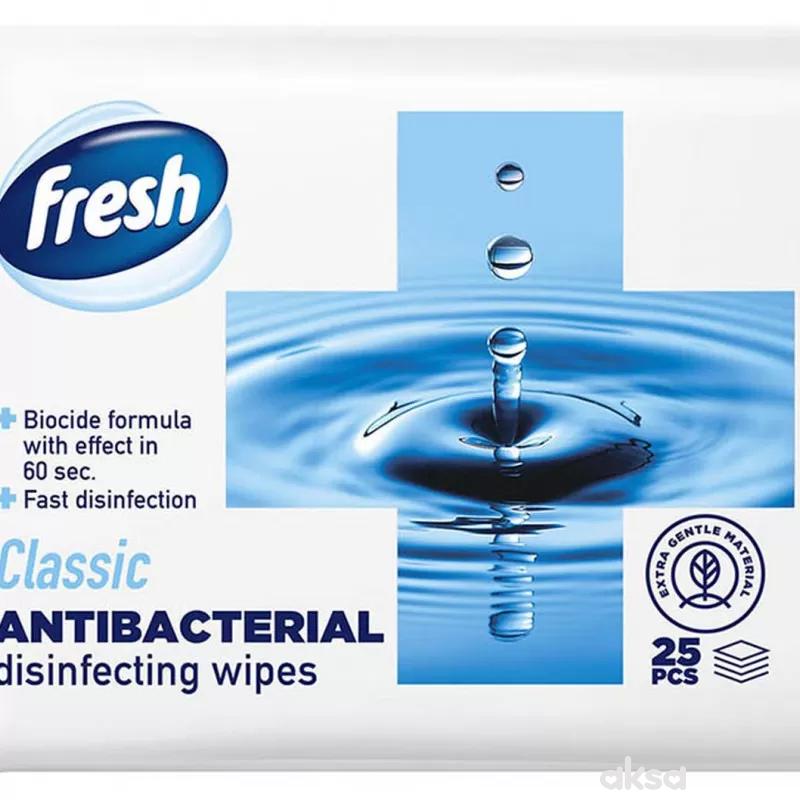 Fresh antibakterijske vlažne maramice 25kom