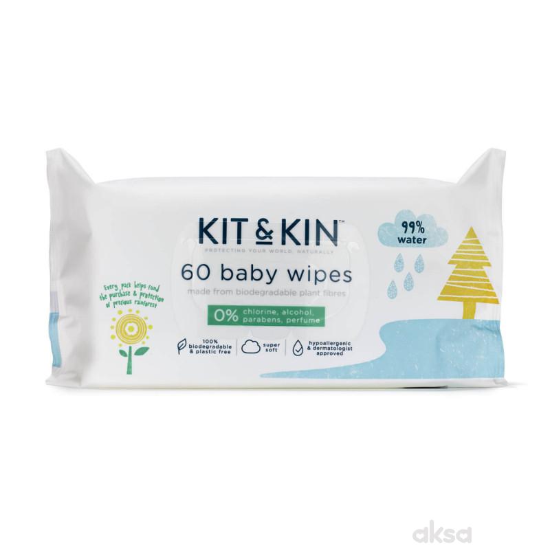 Kit & Kin baby vlažne maramice 60 kom