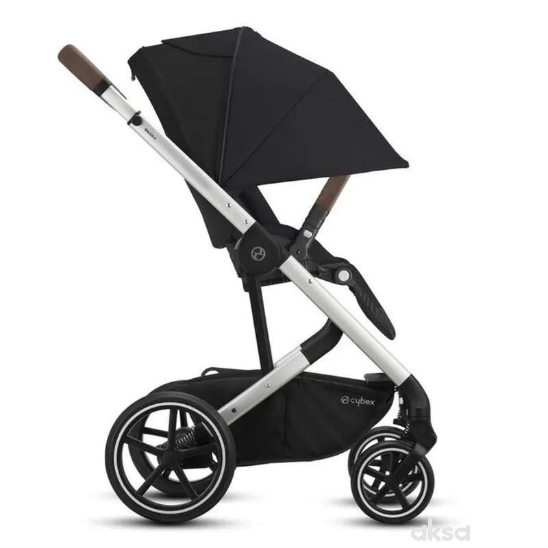 Cybex kolica Balios S Lux, DeepBlack(sivi ram)